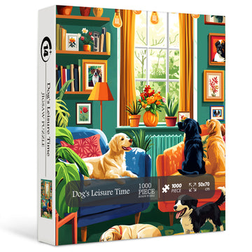 Dog's Leisure Time Jigsaw Puzzle 1000 pezzi